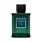 Refect Beauty David Beckham Instinct 20th Anniversary Edition Eau de Parfum in a dark green glass bottle.