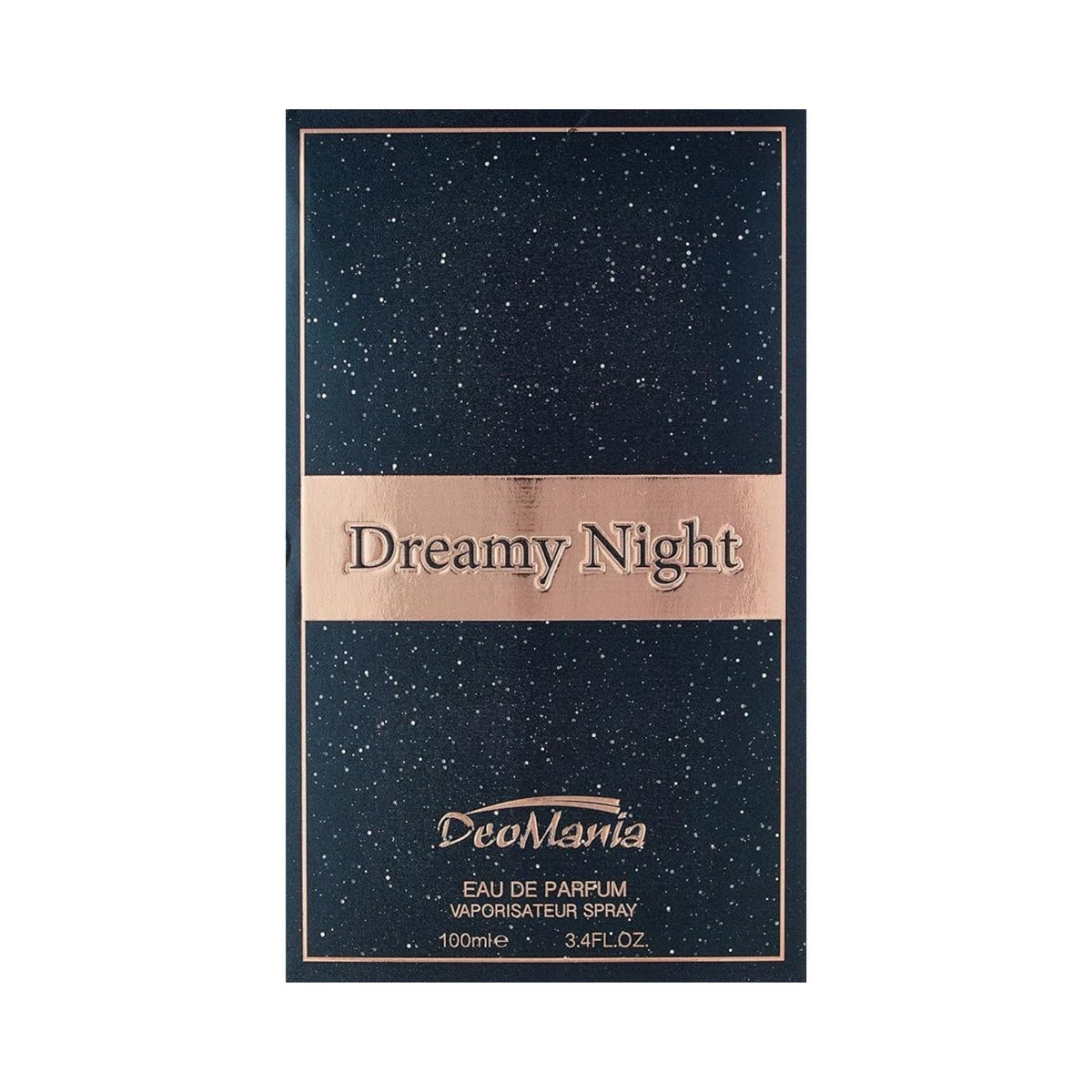 Refect Beauty Deomania Parfum Dreamy Night Eau de Parfum in a dark blue starry night box with rose gold lettering.
