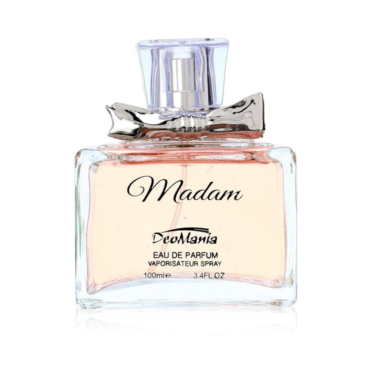 Refect Beauty Deomania Parfum Madam floral oriental eau de parfum in a glass bottle with a silver bow accent