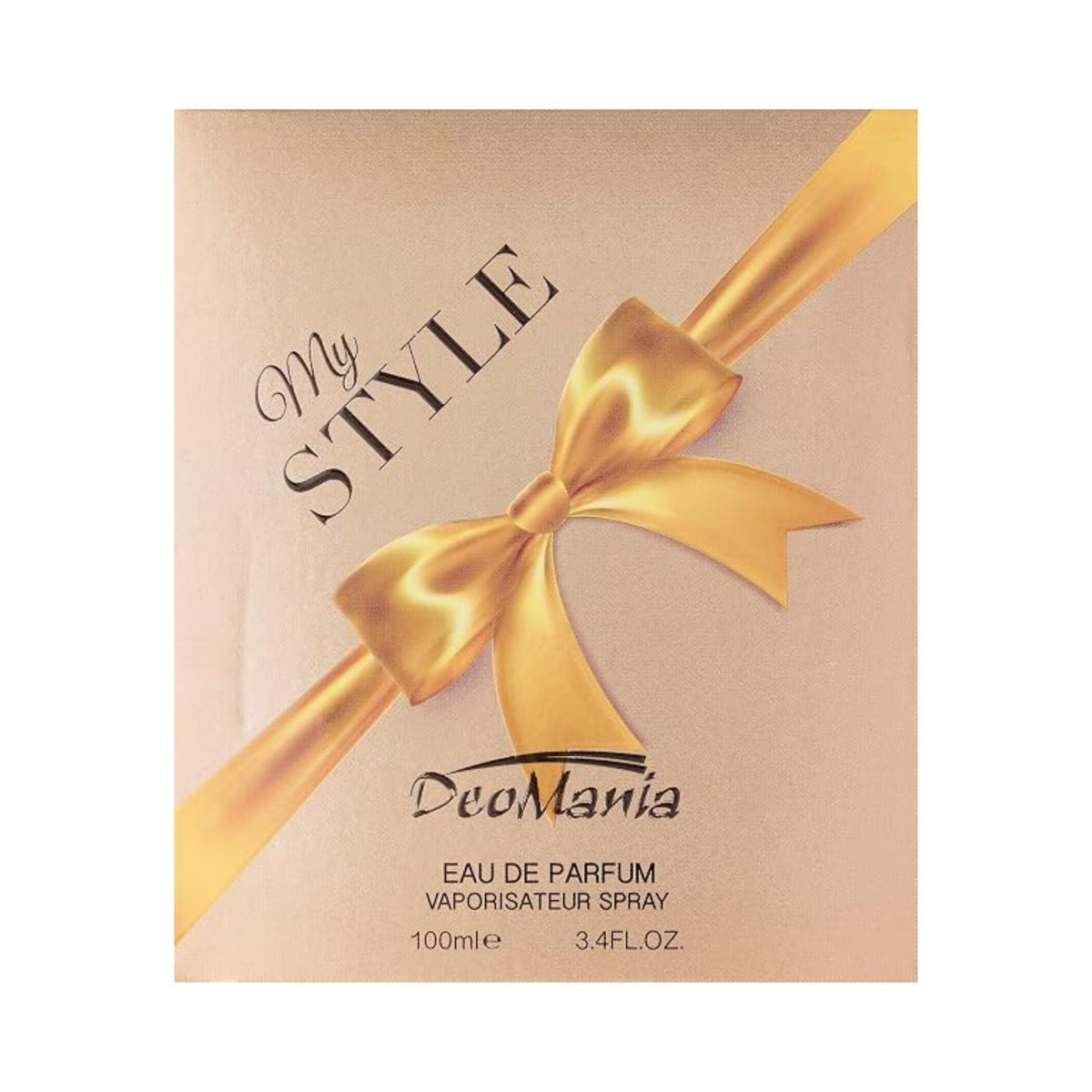 Refect Beauty Deomania Parfum My Style eau de parfum box in rose gold with a decorative gold ribbon design