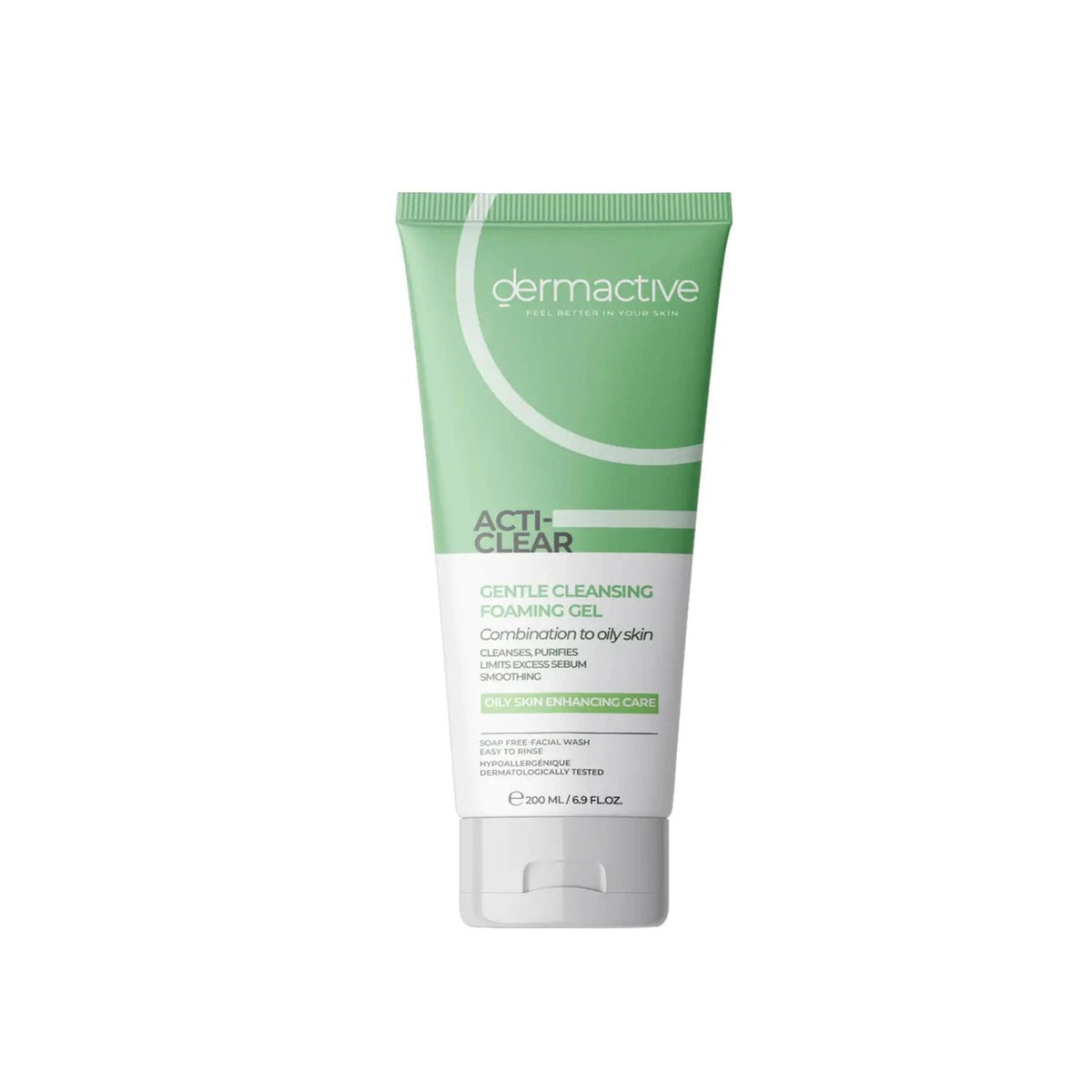 Refect Beauty Dermactive Acti-Clear gentle foaming cleansing gel for combination to oily skin in a 200ml tube