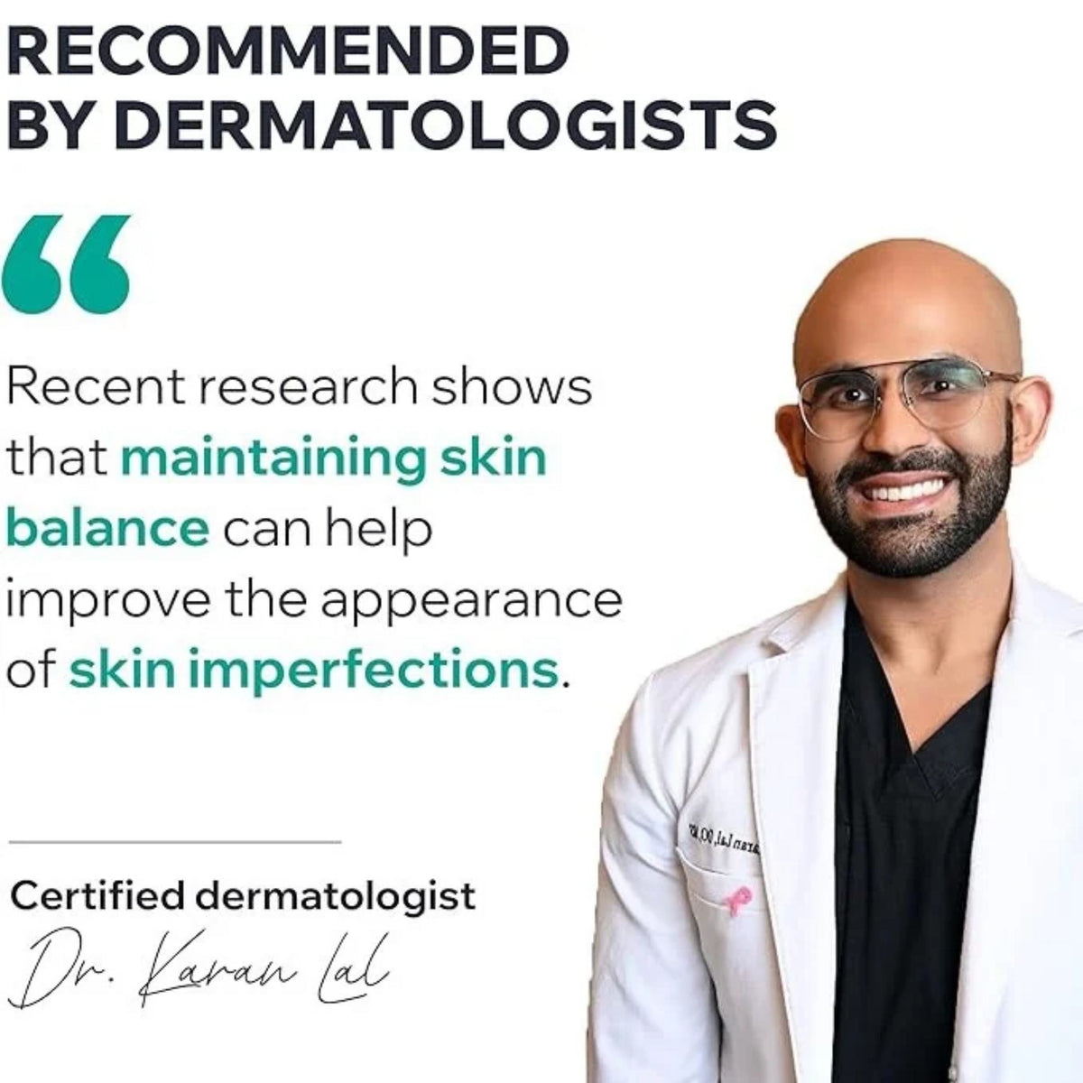 Refect Beauty dermatologist Dr. Karan Lal recommending Uriage Hyseac 3-REGUL+ for balancing oily and acne-prone skin.