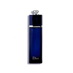 Refect Beauty Dior Addict Eau de Parfum in a sleek, deep blue glass bottle with a silver cap for a luxurious scent.