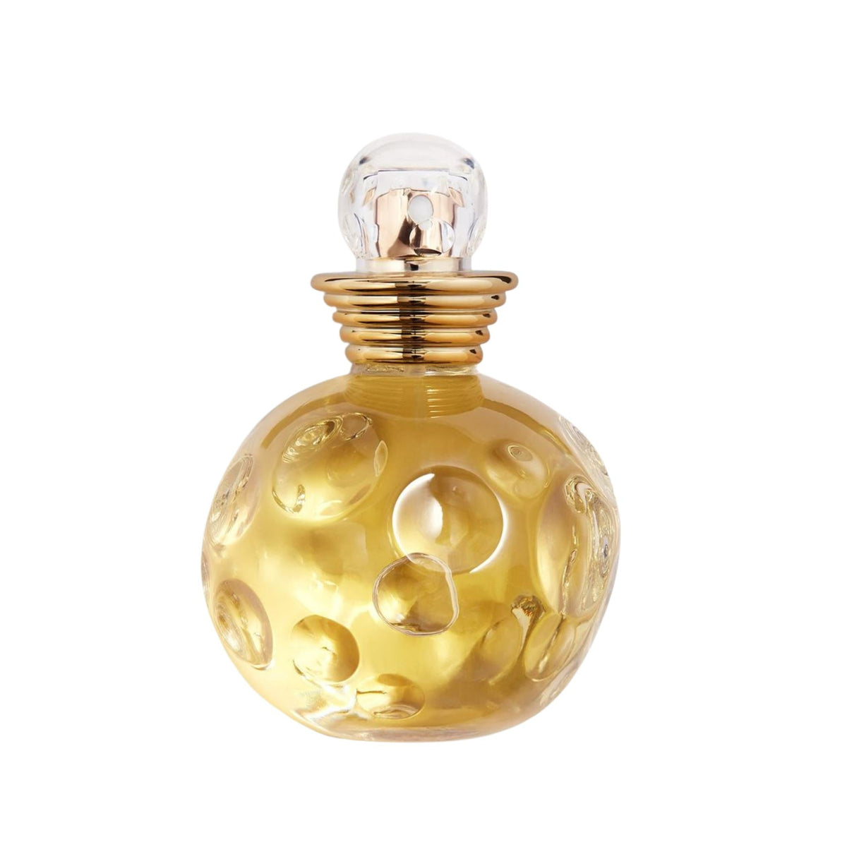 Refect Beauty Dior Dolce Vita Eau de Toilette in a round, dimpled glass bottle with a gold cap.