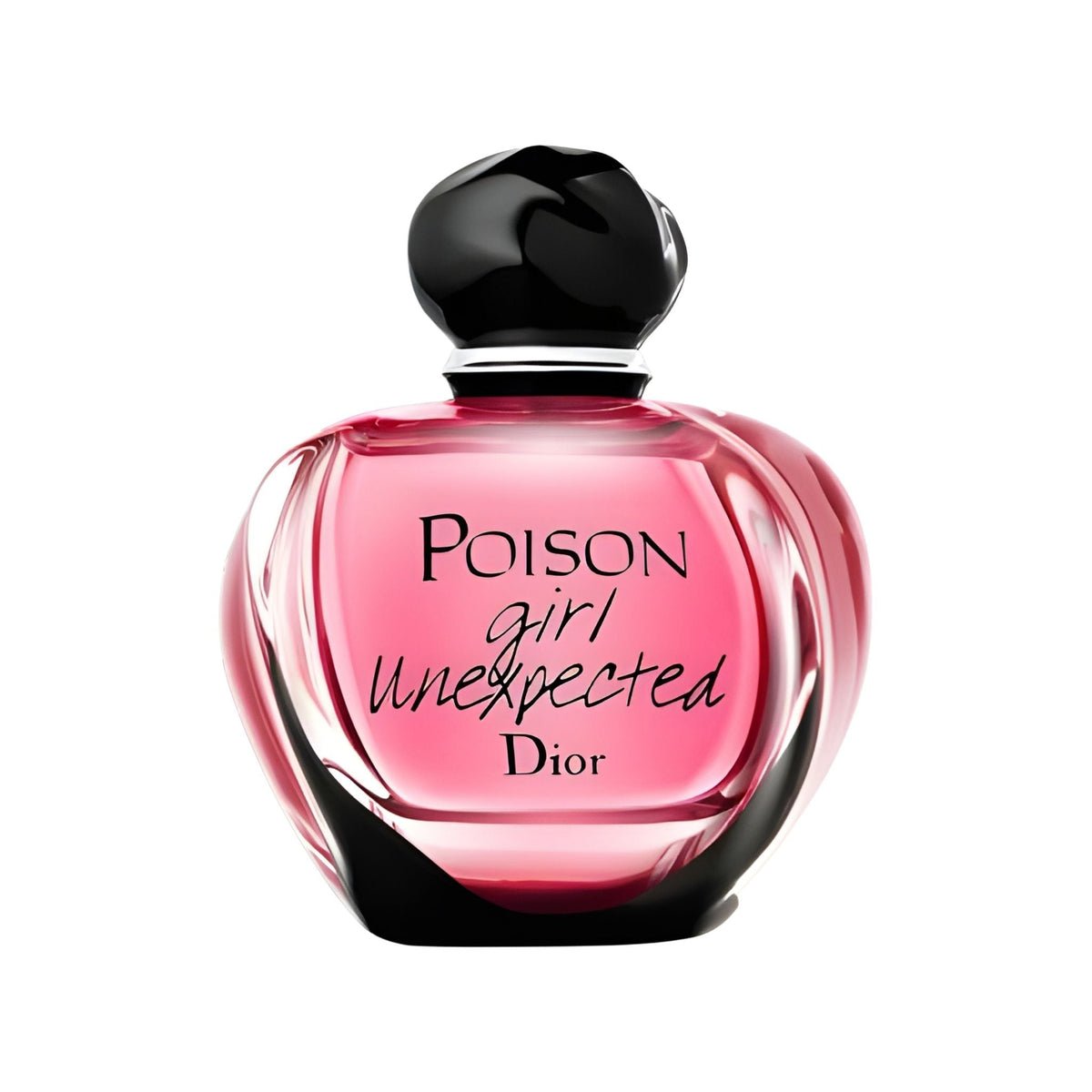 Refect Beauty Dior Poison Girl Unexpected Eau de Toilette in a pink glass bottle with a black cap