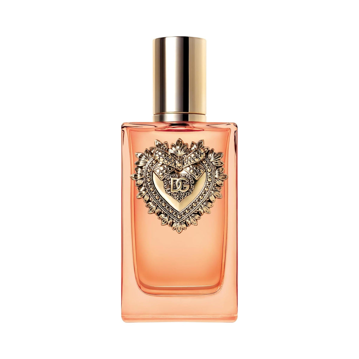 Refect Beauty Dolce & Gabbana Devotion Eau de Parfum Intense in a glass bottle with a gold heart emblem
