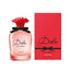 Refect Beauty Dolce & Gabbana Dolce Rose Eau de Toilette perfume bottle with a red rose cap and matching gift box.