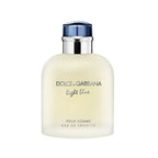 Refect Beauty Dolce & Gabbana Light Blue Pour Homme Eau de Toilette in a frosted glass bottle with a blue cap.