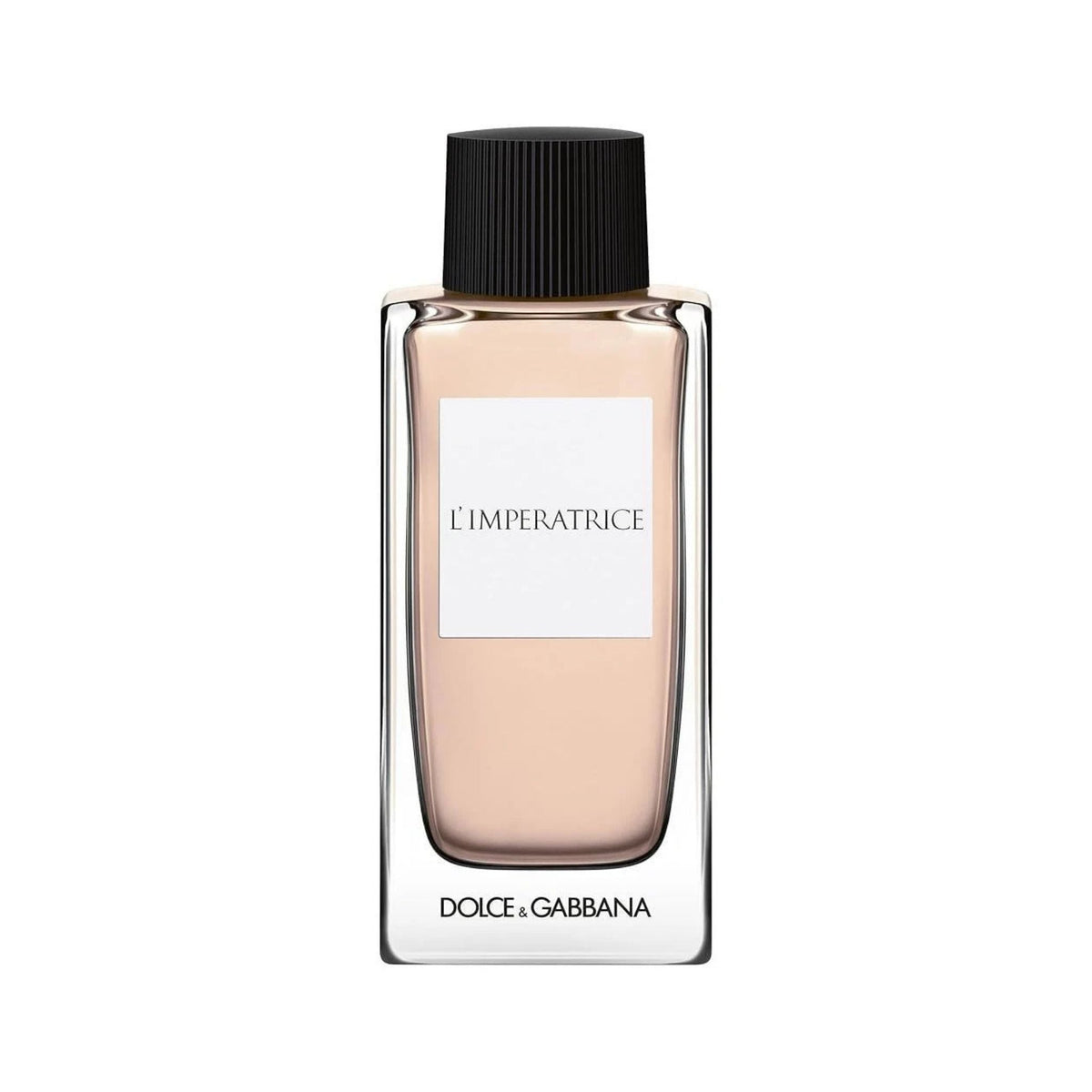 Refect Beauty Dolce & Gabbana L’Impératrice Eau de Toilette in a clear glass bottle with a black cap