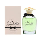 Refect Beauty Dolce & Gabbana Dolce Eau de Parfum bottle with floral cap and box, a fresh white floral fragrance.
