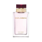 Refect Beauty Dolce & Gabbana Pour Femme Eau de Parfum in a clear glass bottle with a deep red cap.