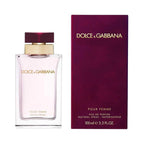 Refect Beauty Dolce & Gabbana Pour Femme Eau de Parfum bottle and burgundy box packaging