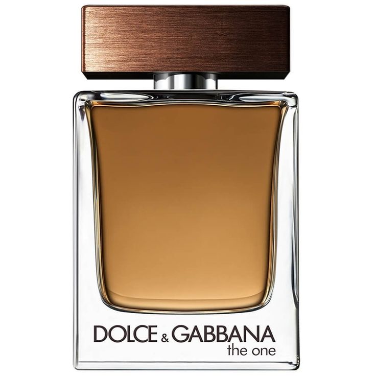Refect Beauty Dolce & Gabbana The One for Men Eau de Toilette in a rectangular glass bottle with a dark wood cap.