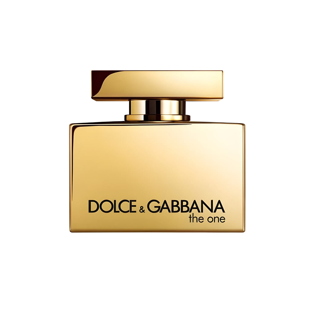 Refect Beauty Dolce & Gabbana The One Gold Eau de Parfum Intense in a luxurious metallic gold glass bottle