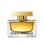 Refect Beauty Dolce & Gabbana The One Eau de Parfum in a clear glass bottle with a gold cap and amber liquid