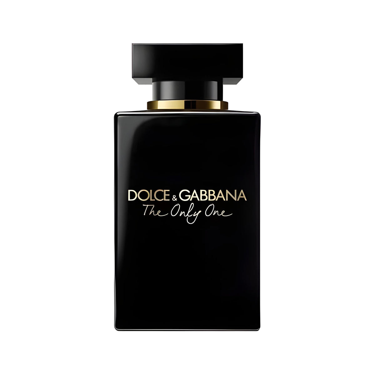 Refect Beauty Dolce & Gabbana The Only One Intense Eau de Parfum in a sleek black glass bottle with gold accents.