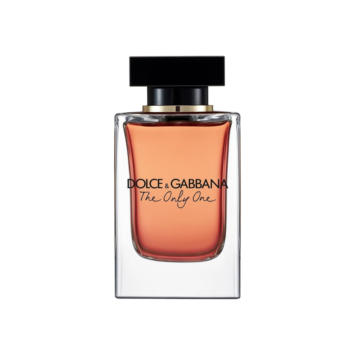 Refect Beauty Dolce & Gabbana The Only One Eau de Parfum in a sleek glass bottle with a black cap and amber liquid.
