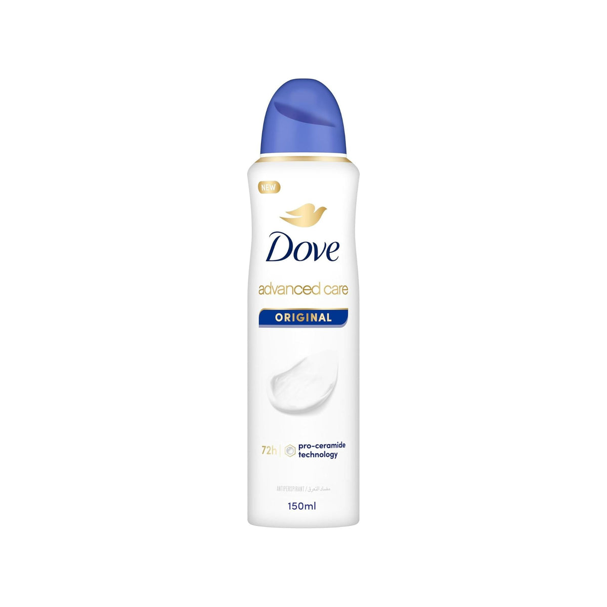Refect Beauty Dove Advanced Care Original antiperspirant spray with 72-hour protection and pro-ceramide technology.