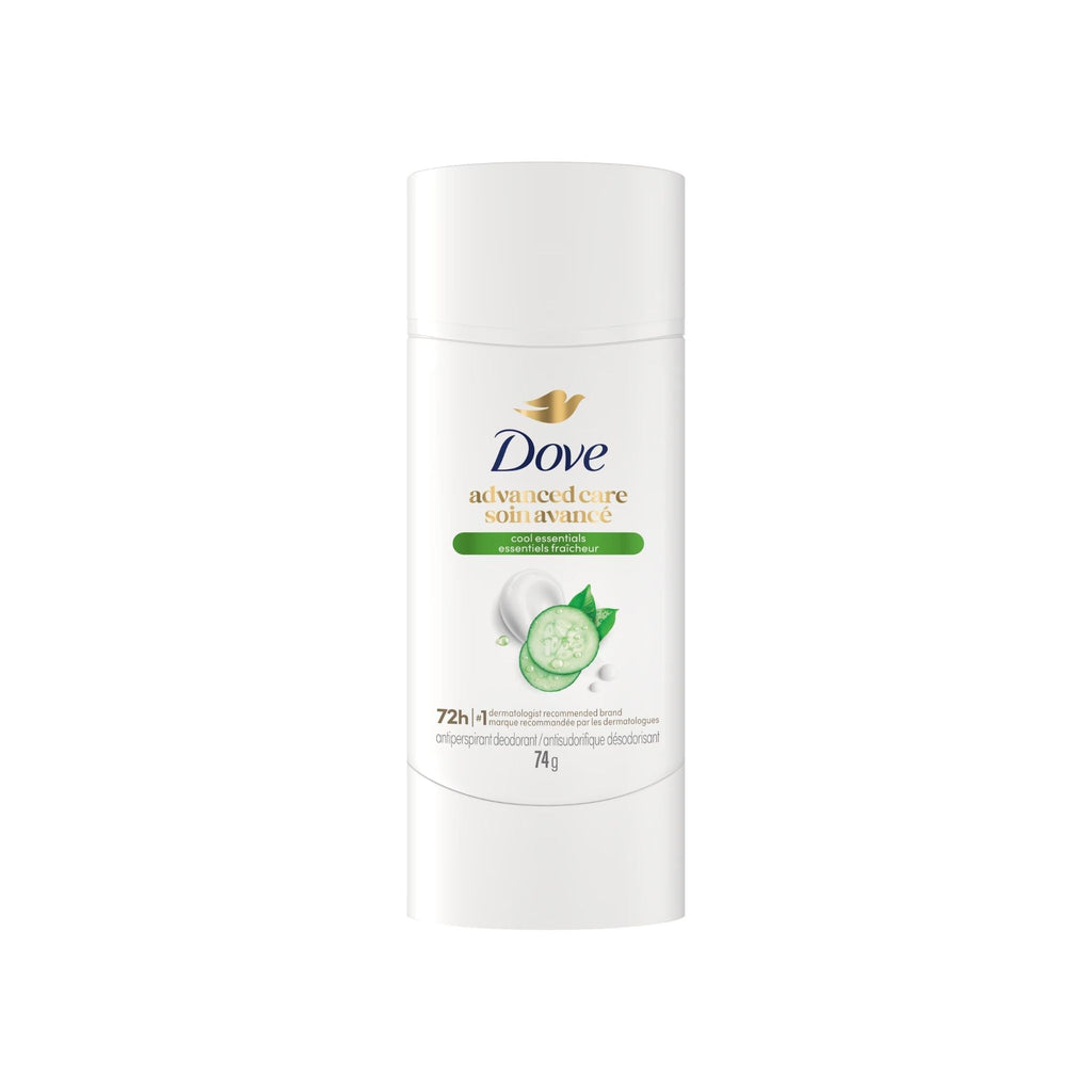 Refect Beauty Dove Advanced Care Cool Essentials antiperspirant deodorant stick with cucumber and green tea scent