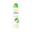 Refect Beauty Dove Advanced Care Cucumber and Green Tea deodorant spray can with a green cap and white body.