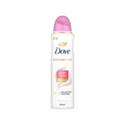 Refect Beauty Dove Even Skin Tone antiperspirant spray with Vitamin B3 in a white bottle with a pink cap.