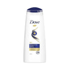 Refect Beauty Dove Intensive Repair Shampoo bottle with white packaging and blue cap for damaged hair care.