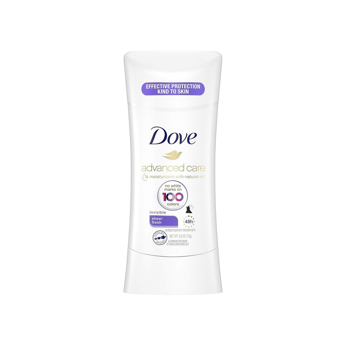 Refect Beauty Dove Advanced Care Invisible Stick Antiperspirant Deodorant in Sheer Fresh scent