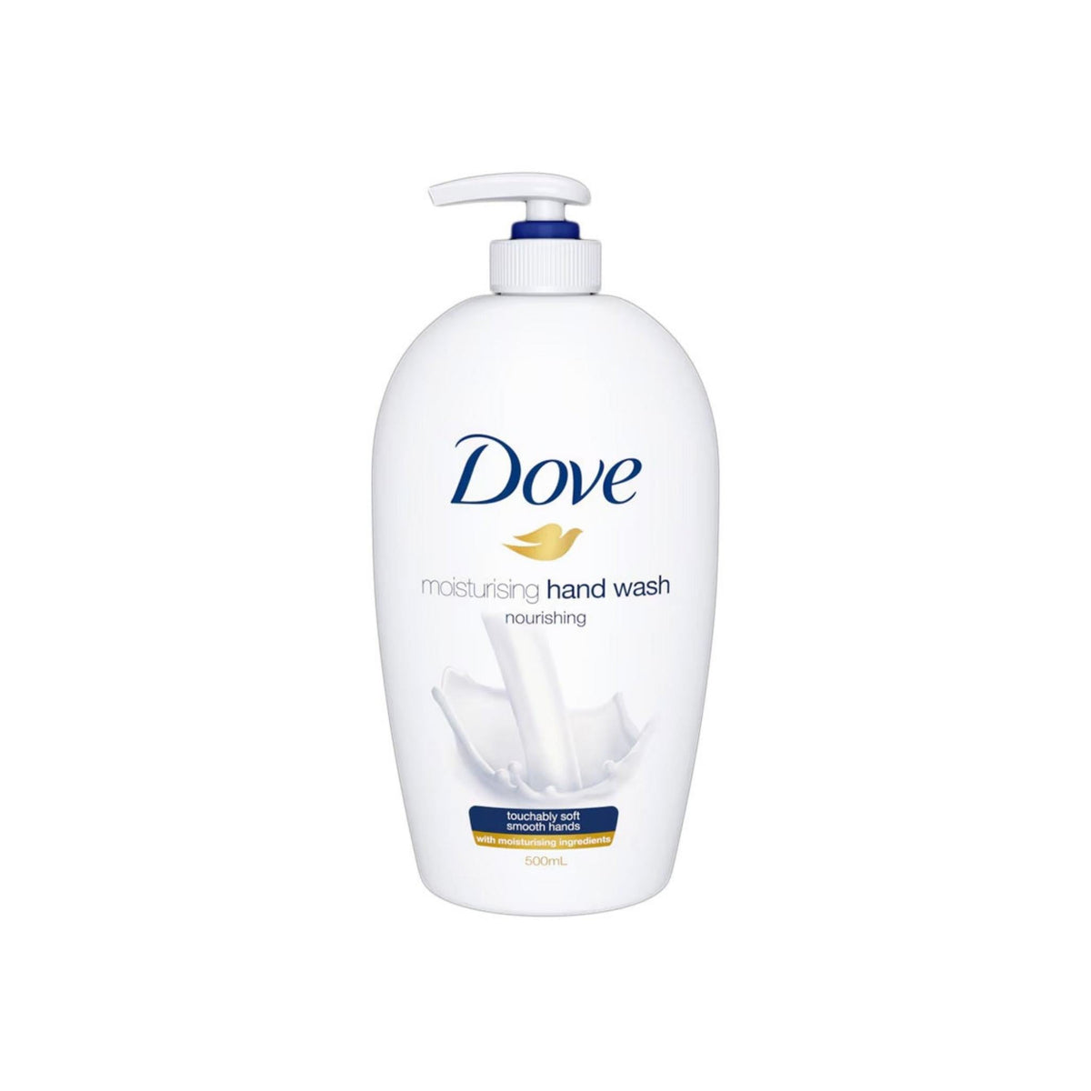 Refect Beauty Dove Deeply Nourishing Hand Wash in a 500ml white pump bottle for soft and hydrated skin