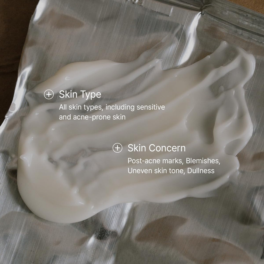 Refect Beauty Dr. Althea 345 Relief Cream white soothing moisturizer texture spread on a silver foil background