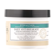 Refect Beauty Dr. Miracles Strengthen Daily Anti-Breakage creme in a white jar with a black lid.