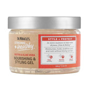 Refect Beauty Dr. Miracles Nourishing & Styling Gel with biotin and aloe vera in a clear jar for defined curls.