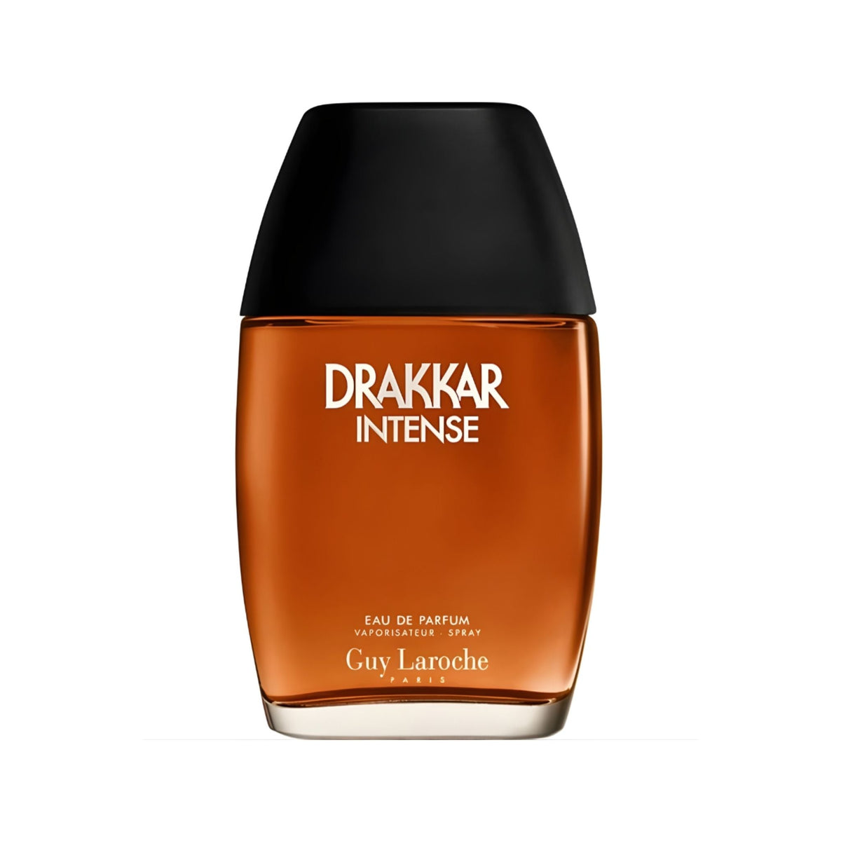 Refect Beauty Guy Laroche Drakkar Intense eau de parfum in a sleek amber glass bottle with a black cap