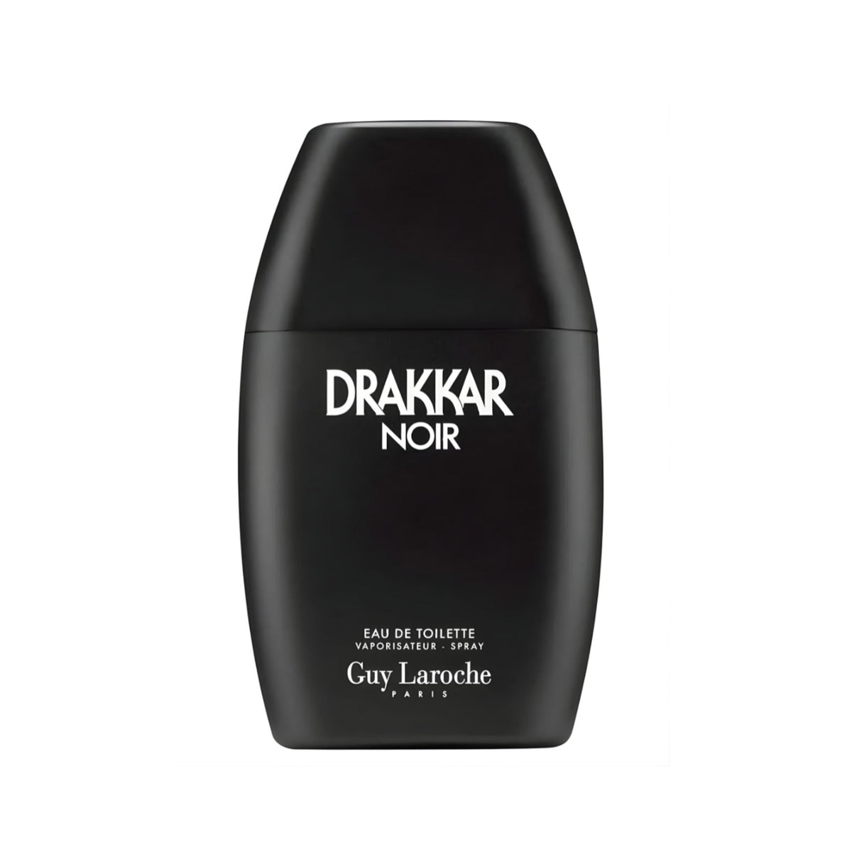 Refect Beauty Guy Laroche Drakkar Noir Eau de Toilette in a signature matte black bottle with white lettering.
