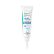 Refect Beauty Ducray Keracnyl Glycolic+ unclogging cream for acne-prone skin in a 30ml white squeeze tube.