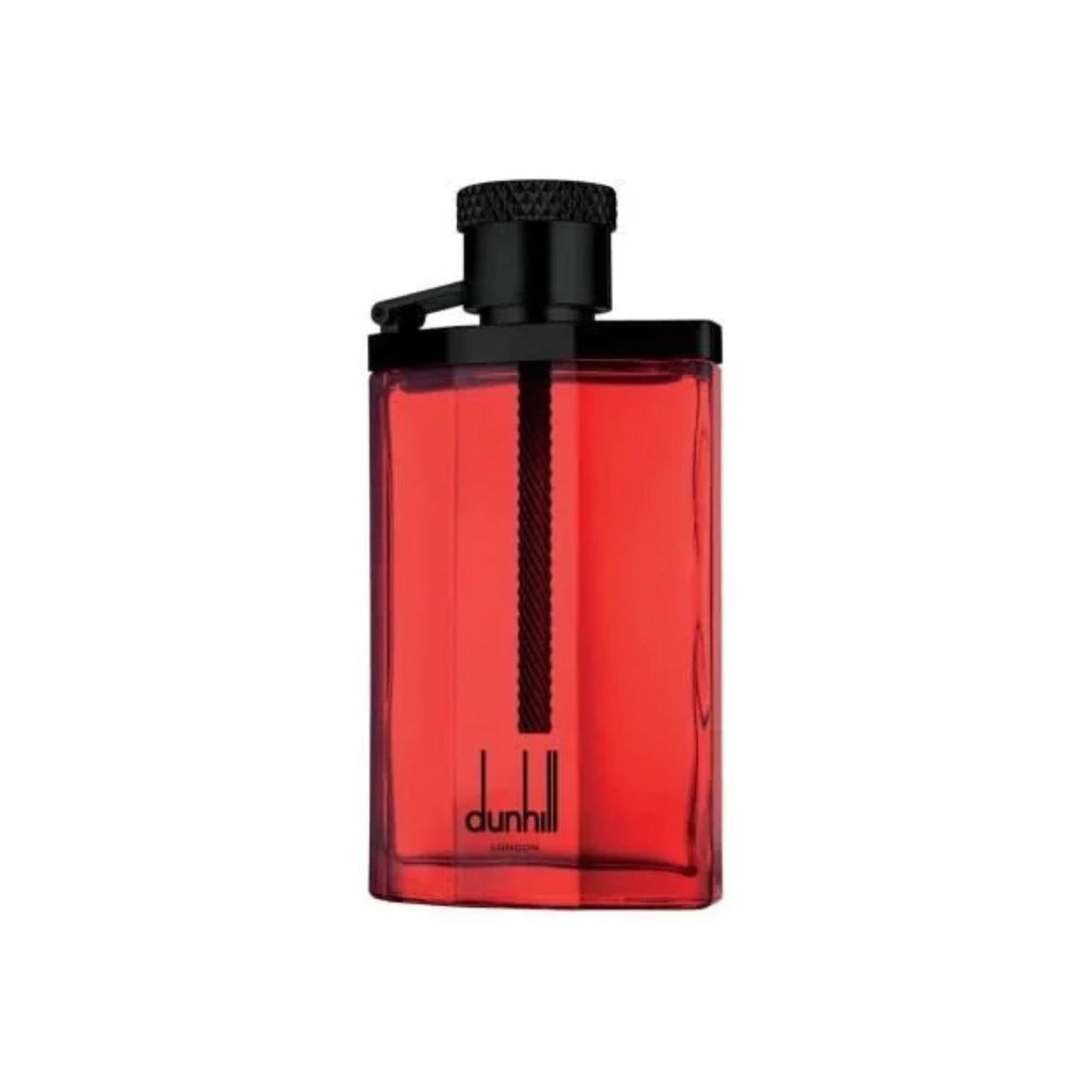 Refect Beauty Dunhill Desire Red Extreme Eau de Toilette in a bold red glass bottle with a black textured cap.