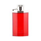 Refect Beauty Dunhill Desire Eau de Toilette for men in a vibrant red glass bottle with a silver metallic cap.