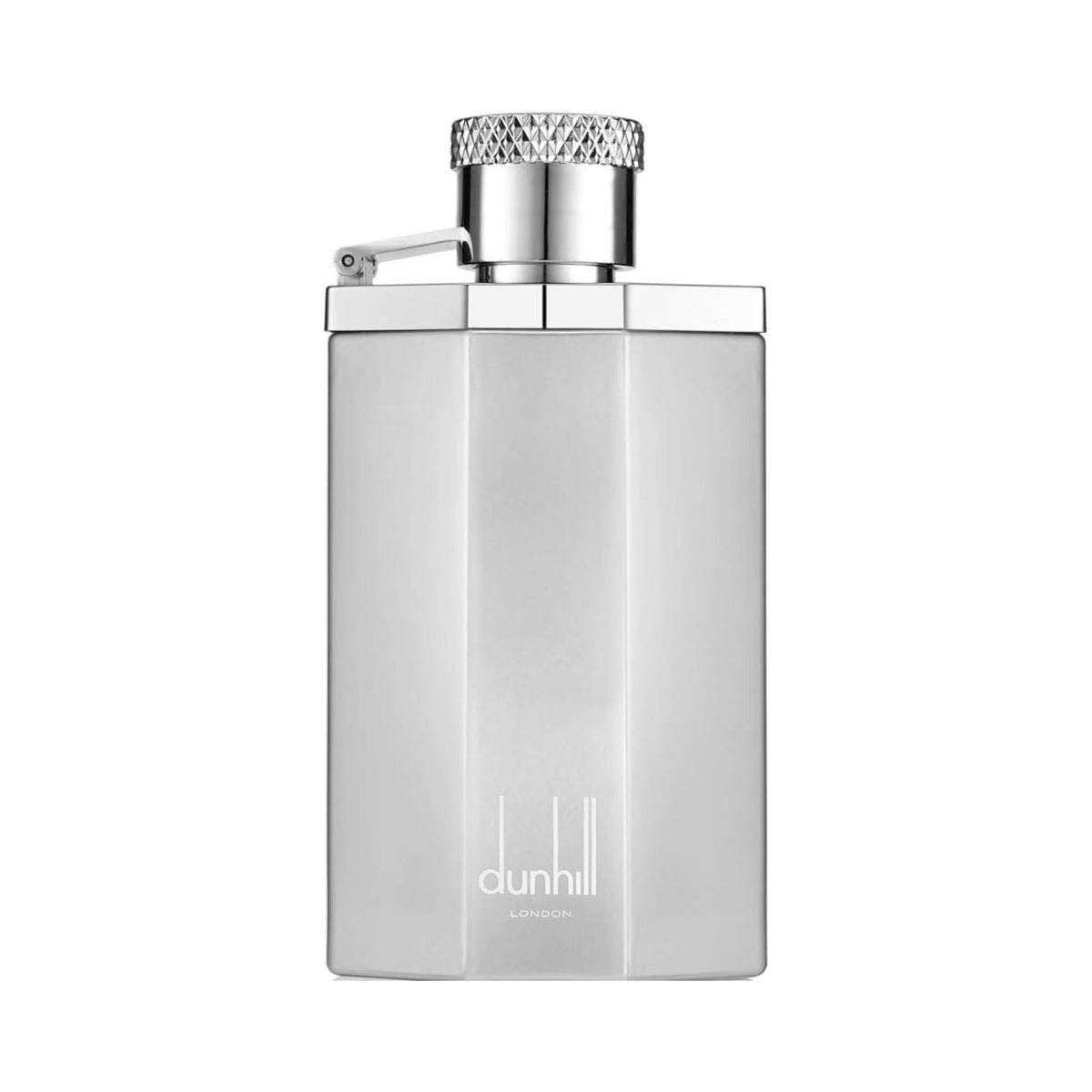 Refect Beauty Dunhill Desire Silver Eau de Toilette in a sleek metallic silver bottle with a textured cap
