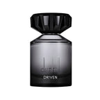 Refect Beauty Dunhill Driven Eau de Parfum for men in a sleek black glass bottle with a unique faceted cap
