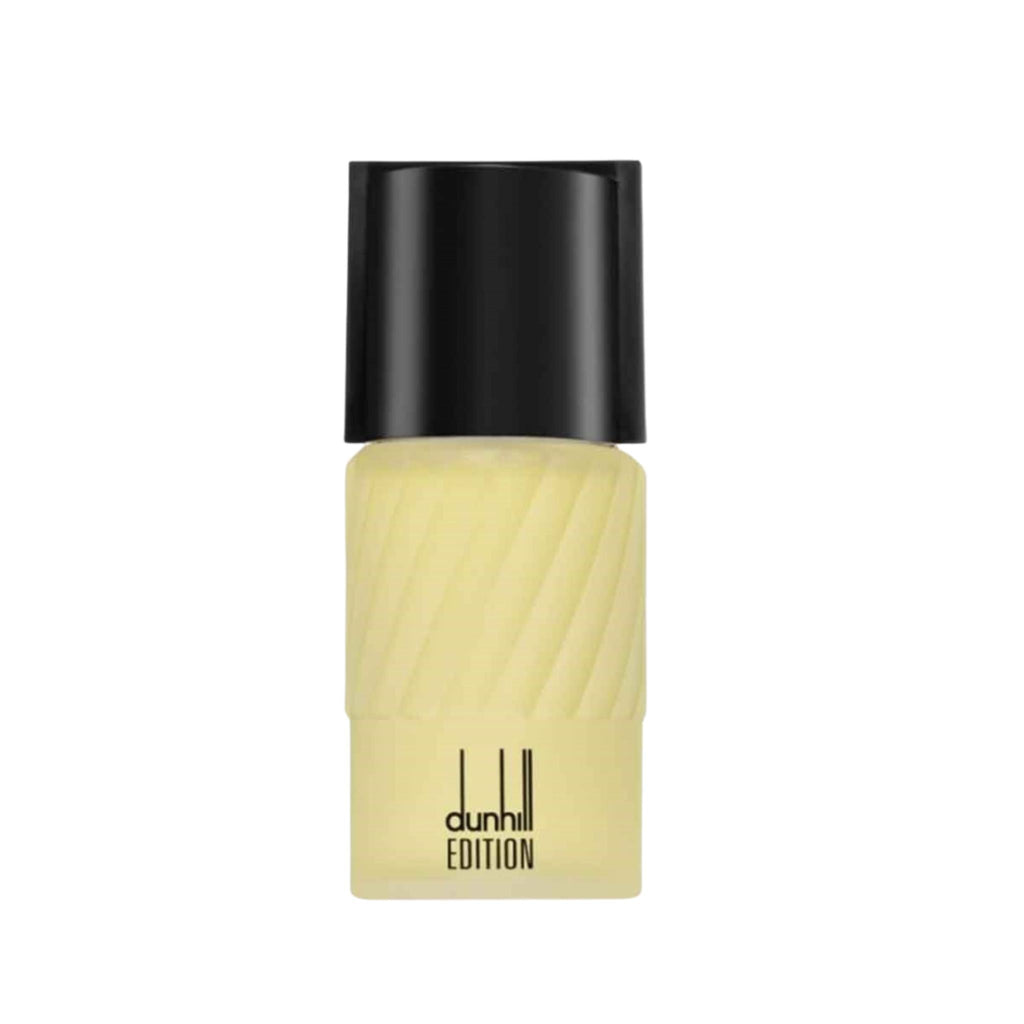 Refect Beauty Dunhill Edition Eau de Toilette in a frosted glass bottle with a black cap and textured design.