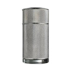 Refect Beauty Dunhill Icon Eau de Parfum for men in a cylindrical silver bottle with a textured metal finish.