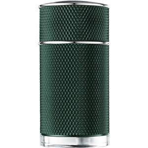 Refect Beauty Dunhill Icon Racing Eau de Parfum in a textured dark green cylindrical bottle with silver accents.