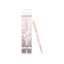 Refect Beauty Golden Rose double-ended eyeshadow brush with soft synthetic bristles and a light pink handle.