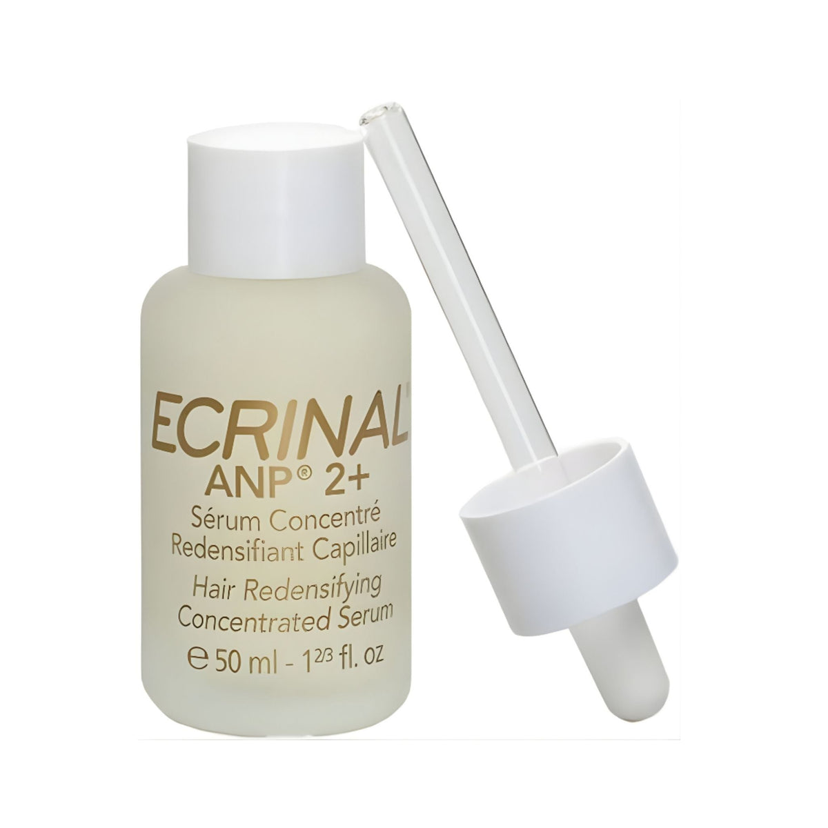 Refect Beauty Ecrinal Concentrated Serum bottle with glass dropper for strengthening fragile hair