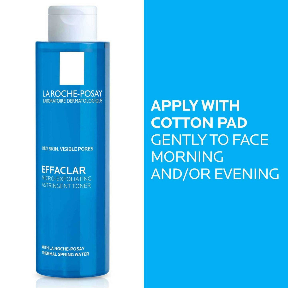 Refect Beauty La Roche-Posay Effaclar astringent toner bottle for oily skin with micro-exfoliating properties