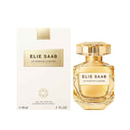 Refect Beauty Elie Saab Le Parfum Lumière Eau de Parfum bottle and box featuring a radiant gold and white design.