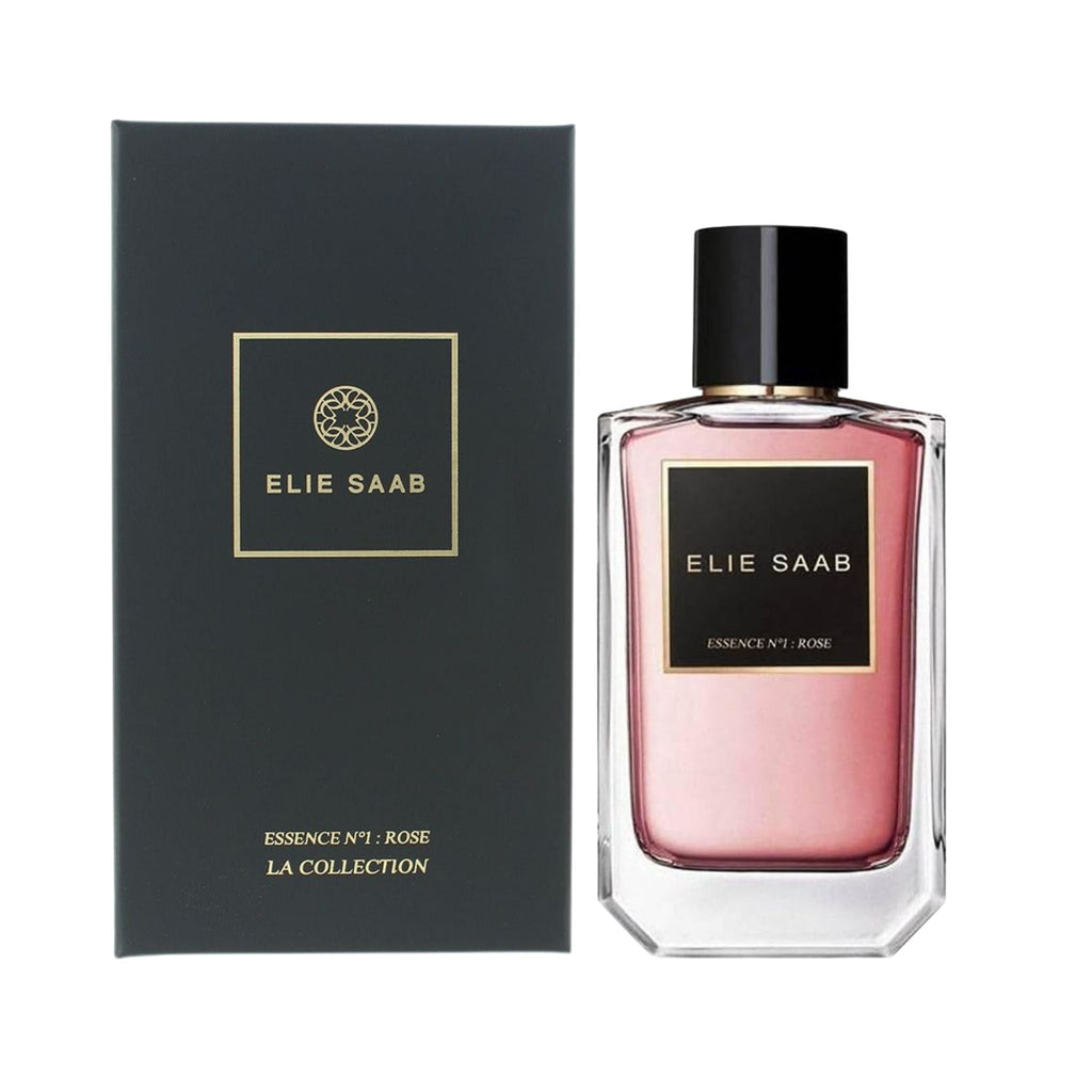 Refect Beauty Elie Saab La Collection Essence No.1 Rose perfume bottle and dark grey presentation box