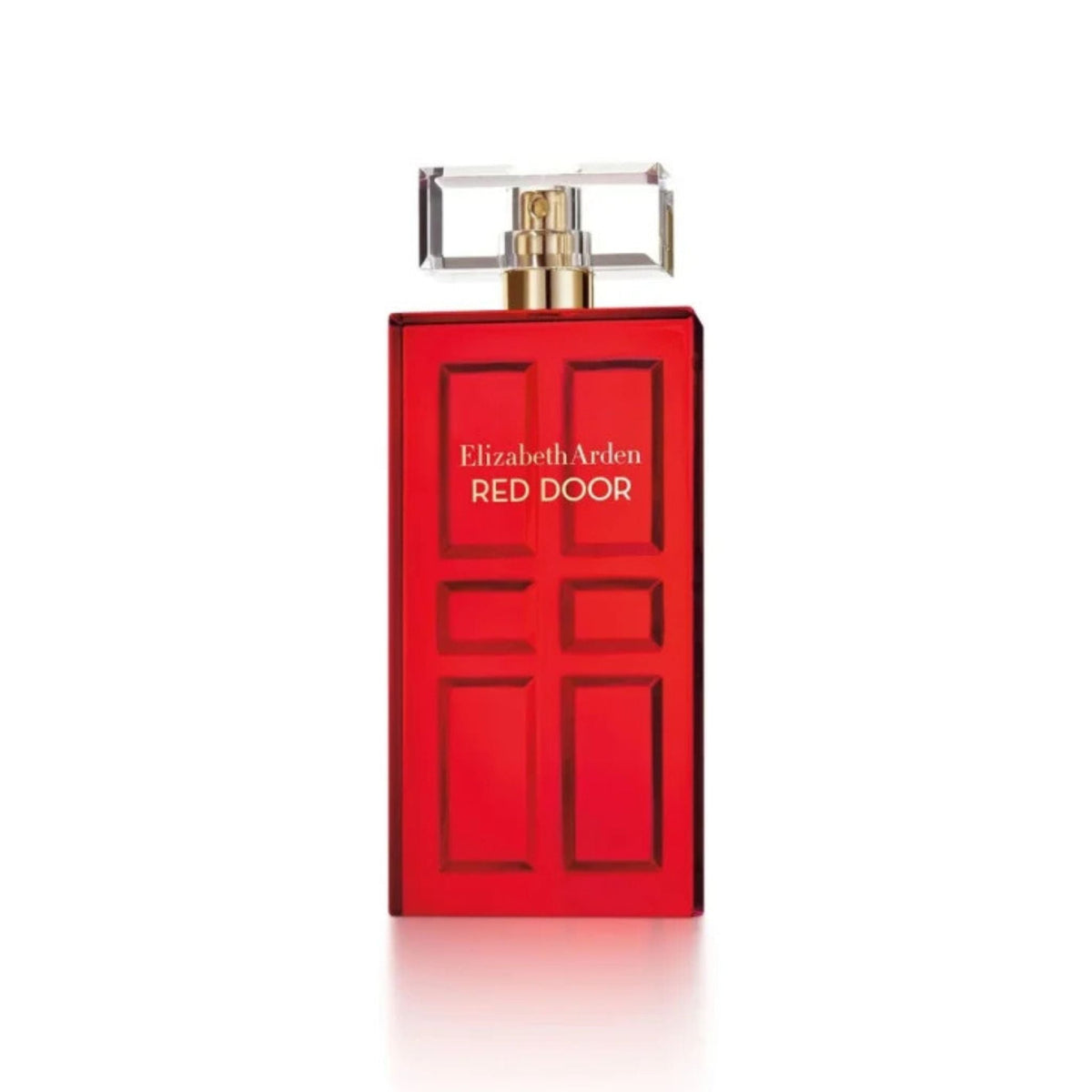 Refect Beauty Elizabeth Arden Red Door Eau de Toilette in a signature rectangular red glass bottle with clear cap.