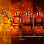 Refect Beauty Emporio Armani Stronger With You fragrance collection showing varying intensities from EDT to Parfum
