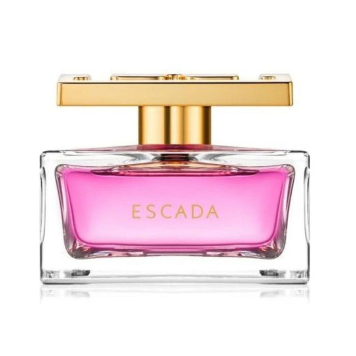 Refect Beauty Escada Especially Escada Eau de Parfum in a rectangular glass bottle with a bright pink liquid