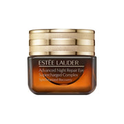 Refect Beauty Estee Lauder Advanced Night Repair eye gel-cream in a signature brown glass jar with a gold lid.